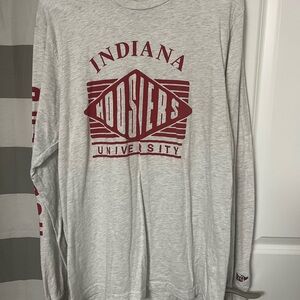 Indiana Hoosiers University Gray Long Sleeve Shirt